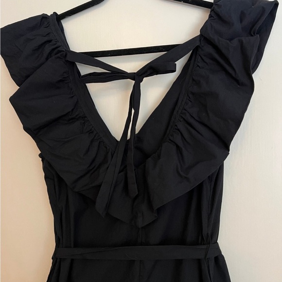 Free People Darling Shorts Romper w/ Pockets Black Size Medium - Picture 9 of 12